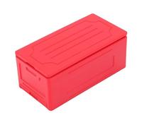 1:10 échelle RC Modèle de Voiture Accessoire, simulé Boîte à Outils et Bagages de Rangement Décor, avec des Autocollants Personnalisés, pour Off Road Crawler (Rouge)
