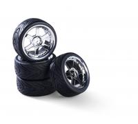 1:10 Jeu de roues 5 design sp (4) noir/chr