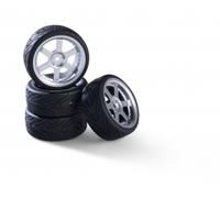 Carson 500900192 - 1:10 Jeu de Roues 6 Sp Design (4) Argent - Neuf