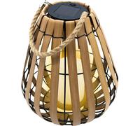 1.10 Lanterne solaire à suspendre avec bougie LED - env. 30 x 25 cm - Lampe de jardin suspendue