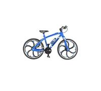 1:10 Mini Modèle De Velo Ouvrable Pliant Mountain Bicycle Bend Racing Alliage Jouets,Bleu