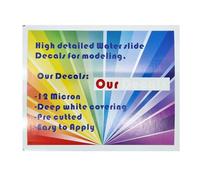 1/10 Missing Barcode Decals for Ferrari F60 Tamiya F1 2009 TB Decal TBD8