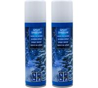 1.10 Neige en spray avec pochoirs - 2 pièces de 150ml chacune - neige artificielle (2 pièces)