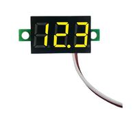 1-10 pièces 0.28 pouces 2 fils Mini Module d'affichage voltmètre écran LED voltmètre numérique DC2.5V-40V voiture testeur de tension de puissance Mobile(Blue,2Pcs)