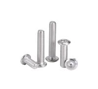 1~10 pièces 304 A2 en acier inoxydable grand plat hexagonal à tête creuse douille meubles Rivet vis M6 M8 M10 M12 connecteur boulons de Joint(M10x150mm-1pcs)