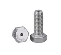 1-10 pièces M3/M4/M5/M6/M8/M10/M12 acier inoxydable 304 vis à tête hexagonale avec trous de ventilation, M8x35mm