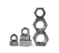 1-10 pièces M4 M5 M6 M8 M10 M12 M14 M16 M18 M20 M24 TA2 écrou en titane pur écrou en titane écrou Hexagonal en titane pur(M5-10pcs)