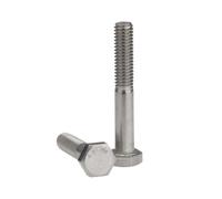 1-10 pièces M6-M27 acier inoxydable tête hexagonale partiellement filetée vis à machine DIN 931, M10x150mm(1 pièce)