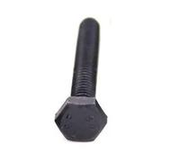 1-10 Pièces M6 M8 M10 M12 M14 M16 Noir Grade 12.9 Filetage Métrique En Acier Allié GB5783 DIN933 Boulon À Tête Hexagonale Externe(35mm,2pcs M10)