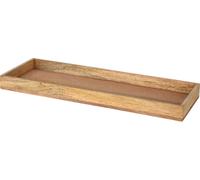 1.10 Plateau à bougies en bois de manguier - env. 50 x 18 x 4 cm