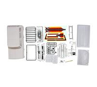 1/10 RC Body Protective Cover White Plastic Hard Car Shield 313mm Wheelbase Kit for Model Car