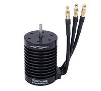 1/10 RC Brushless Motor 4370KV 4 - Pole Sensorless, High Torque 800W 12V Motor with CNC Aluminum Heat Sink for Surpass F540 and Universal M3 Mount Systems