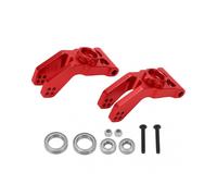 1/10 RC Car Rear Hub Metal Rear Axle Seat for Remote Control Vehicles for ARRMA TyphonRed