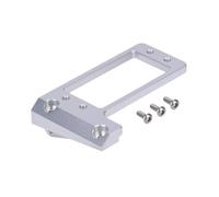 1/10 RC Servo Mount Front Axle Part BTA Derrière Essieu Support en alliage d'aluminium pour véhicules miniatures - Argent