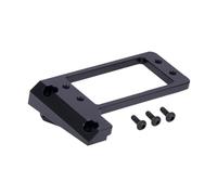 1/10 RC Servo-Mount Partie Avant Essieu Avant BTA Derrière Essieu Support en alliage d'aluminium pour véhicules miniatures - Noir