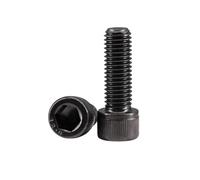 1-100 pièces M1.6/M2/M2.5/M3/M4/M5/M6/M8/M10/M12/M14/M16/M18/M20/M22/M24 acier au carbone à haute résistance de grade 12.9 vis à filet complet à tête cylindrique et douille hexagonale, M22x55mm