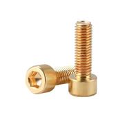 1-100 pièces M2/M2.5/M3/M4/M5/M6/M8/M10/M12 vis de machine allongée en laiton à tête cylindrique et douille hexagonale, M5x5mm