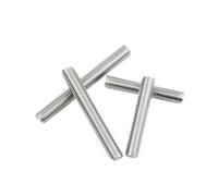 1-100 pièces M3/M4/M5/M6/M8/M10/M12 chevilles à filet complet et tiges filetées en acier au carbone galvanisé de grade 4.8, 12x40mm