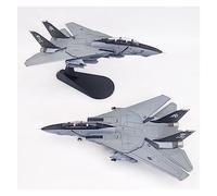 1 100 pour l'armée de la Marine américaine F14D F14A F-14 VF-31 en Alliage moulé sous Pression modèle d'avion Chasse Tomcat Ensemble de Jeu de Passe-Temps Miniature(B)