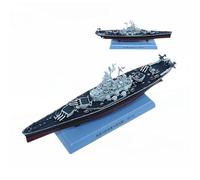 1:1000 US Massachusetts BB-59 Battleship Navy Model Die-Cast Hull with Metal Main Barrels and Display Stand Pre-Assembled Military Ship Collectible for Collector History Buff Office Shelf Cabinet