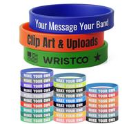 1-1000pcs de Bracelets en Silicone Personnalisés en Vrac, Bracelets en Caoutchouc avec Messages Texte et Logo, Durables et Imperméables, Adaptés aux Événements, Motivation, Cadeaux et Sensibilisation