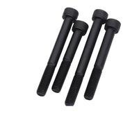 1/10pc M3 M4 M5 M6 M8 noir Grade 12.9 acier allongé Long Allen hexagone à six pans creux tête vis boulon demi-filetage L = 30-300mm(110mm,M8 10pcs)