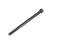 1/10pc M3 M4 M5 M6 M8 Noir Grade 12.9 Acier Allongé Long Allen Hexagone À Six Pans Creux Tête Vis Boulon Demi-filetage L = 30-300mm(90mm,10pcs M5)