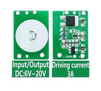 1~10PCS 12V Capacitive Touch Switch Sensor Module Push Button Touching Key Module Jog Latch With Relay DC 6-20V 3A TTP223 Module(5PCS)