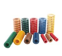 1-10Pcs 16mm OD ressorts de compression 8.5mm ID 15-300mm longueur ressorts d'outils industriels pour l'équipement d'estampage de métal(40mm,5pcs,Yellow - 16x8.5mm)