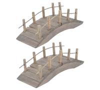 1 12 accessoires de maison de poupée à l'échelle 2pcs en bois arc pont poutre poupée mine bricolage bricolage convivial décoratif miniatures accessoires, miniatures, décoration, choses miniatu