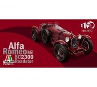 ITALERI- Alfa Romeo 1:12 8C/2300 1931-33 Modélisme, Autonome, Bricolage, Loisirs, Collage, kit de Construction en Plastique, 4708S, Rouge