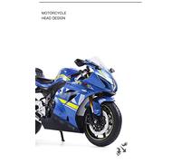 1：12 Alliage Moulé sous Pression Sport Moto Modèle Réalisable Shork-Absorber Jouet pour Enfants Cadeaux Collection De Jouets pour Suzuki GSX-R1000