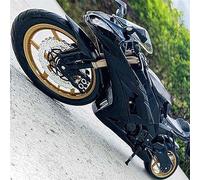 1/12 Alliage Noir Motocross Moto Modèle Jouet Voiture Collectionner des Cadeaux Moulage sous Pression Modèle Adulte Collection pour pour Ninja ZX-10R