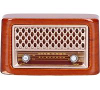 1:12 Dollhouse Radio Miniature Rétro Mignonne Décoration Modèle Accessoires Enfants Faire Jouer Jouets