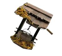 1/12 Dollhouses Accessoires Couloirs en bois Bon avec seau rotatif et seau à eau Dollhouses Afficher Disposition Accessoires Corridors miniatures Bon