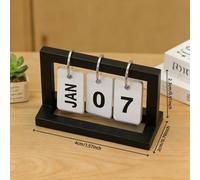 1:12 Échelle Mini Calendrier de Bureau. Soigneusement conçu à la fois comme un modèle de décoration d'intérieur et un ornement de bureau unique, montrant un goût raffiné dans la vie ABS