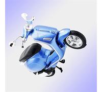 1/12 Échelle Pédale Moto Métal Moulé sous Pression Vélo Miniature Course Jouet pour Collection Cadeau pour Primavera 150