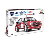 Italeri Kit de construction 1:12 Lancia Delta 16VHF Integ Sanremo'89- Plastique détaillé non laqué