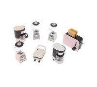 1: 12 Maison De Poupée Mini Décoration Simulation Cafetière Extracteur De Jus Machine À Pain D'appareils Électriques De Cuisine Modèle Jouets