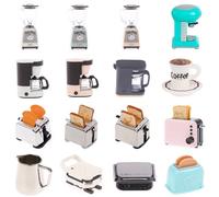 1: 12 Maison De Poupée Mini Décoration Simulation Cafetière Extracteur De Jus Machine À Pain D'appareils Électriques De Cuisine Modèle Jouets