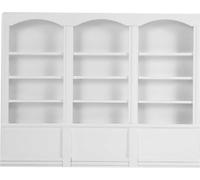 1:12 Maison de poupées Accessoires Mini bibliothèque Présentoir Bibliothèque Meuble Jouet Blanc Blanc
