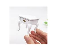 1/12 Mini Dollhouse Furniture Cabinet miniature Living RoomTable enfants Jouet blanc Pealer245