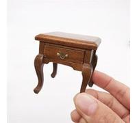 1/12 Mini Dollhouse Furniture Cabinet miniature Living RoomTable enfants Toy Brown Pealer246 G