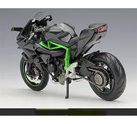 1:12 Modèle De Moto Moulé sous Pression Jouet D'absorption Shork Réalisable pour Kawasaki H2R pour Enfants Cadeaux Collection Jouets