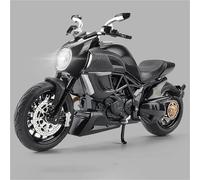 1:12 pour Diavel Carbon Red Die Cast Vehicles Collection Hobbies Moto Modèle Jouets Cadeau d'anniversaire pour Enfants