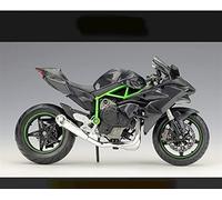 1:12 pour Kawasaki H2R Modèle De Moto Moulé sous Pression Jouet D'absorption Shork Réalisable pour Enfants Cadeaux Collection Jouets