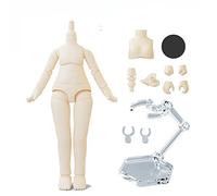 1/12 Scale BJD Doll Body 9.6cm/11cm YMY2 Body Action (Super White,11cm)