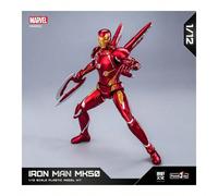 1:12 Véritable figurine d'action MK50 d'environ 15 cm de haut. Modèle de jouet à assembler. Cadeau de Noël ou d'anniversaire avec base d'assemblage et avion nano détachable 1. Modèle raffiné d'Iron Ma
