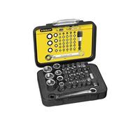 Stanley 1-13-907 Jeu de embouts 1/4" avec clé a cliquet Expert, 40 pieces