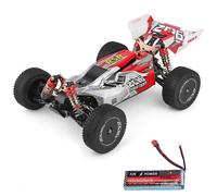 1/14 2.4g 4wd Modèles De Vehicules De Voiture Rc De Course A Grande Vitesse 60 Km / H Batterie Amelioree 7.4v 2600mah,Rouge